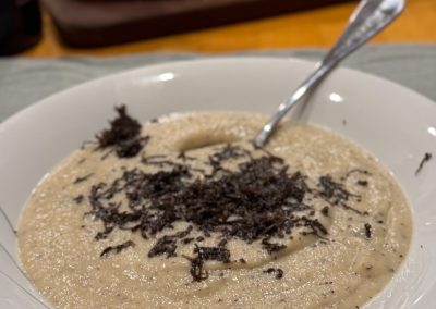 Cauliflower Soup with truffle